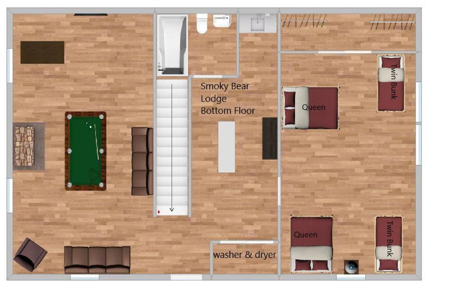 Smoky Bear Lodge With Guest House, Hot Tub, 1089 Free Tickets Each Paid Day, Dollywood And More Sevierville Dış mekan fotoğraf